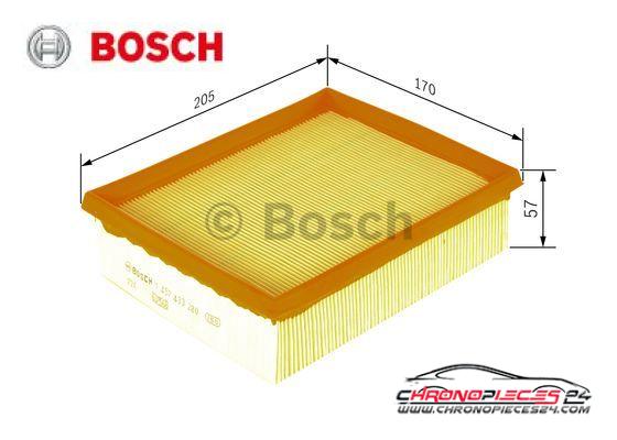 Achat de BOSCH 1 457 433 280 Filtre à air pas chères