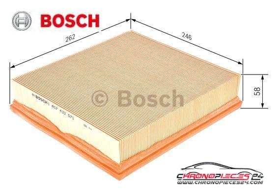 Achat de BOSCH 1 457 433 571 Filtre à air pas chères