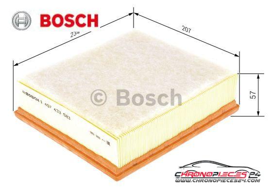 Achat de BOSCH 1 457 433 583 Filtre à air pas chères