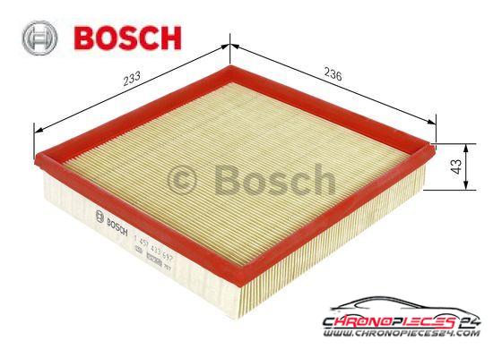 Achat de BOSCH 1 457 433 697 Filtre à air pas chères