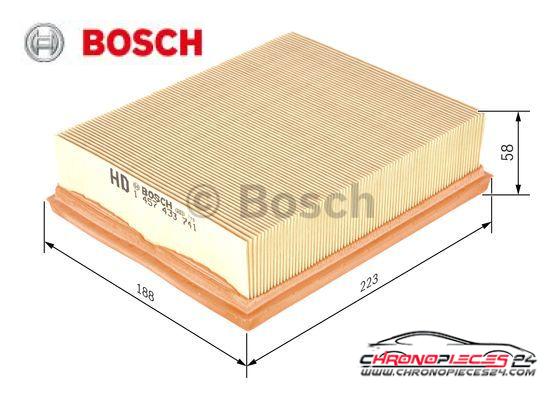 Achat de BOSCH 1 457 433 741 Filtre à air pas chères