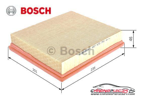 Achat de BOSCH 1 457 433 751 Filtre à air pas chères