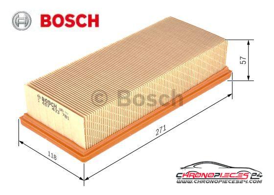 Achat de BOSCH 1 457 433 781 Filtre à air pas chères