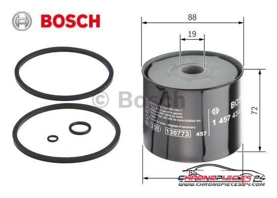 Achat de BOSCH 1 457 434 201 Filtre à carburant pas chères