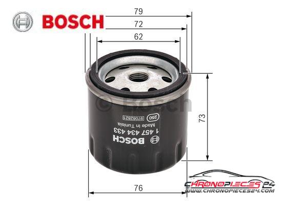 Achat de BOSCH 1 457 434 433 Filtre à carburant pas chères