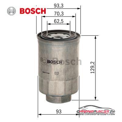 Achat de BOSCH 1 457 434 438 Filtre à carburant pas chères