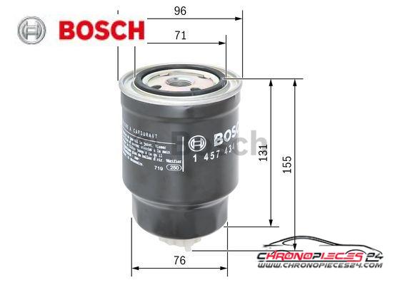 Achat de BOSCH 1 457 434 439 Filtre à carburant pas chères