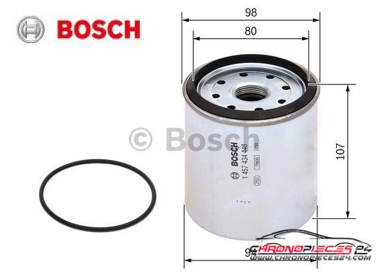 Achat de BOSCH 1 457 434 448 Filtre à carburant pas chères