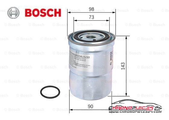 Achat de BOSCH 1 457 434 459 Filtre à carburant pas chères