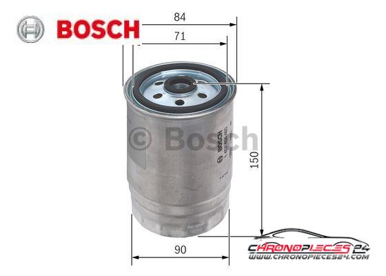 Achat de BOSCH 1 457 434 460 Filtre à carburant pas chères