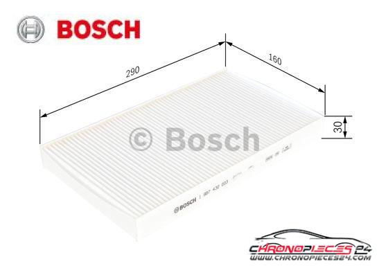 Achat de BOSCH 1 987 432 003 Filtre, air de l'habitacle pas chères