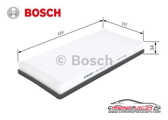 Achat de BOSCH 1 987 432 007 Filtre, air de l'habitacle pas chères