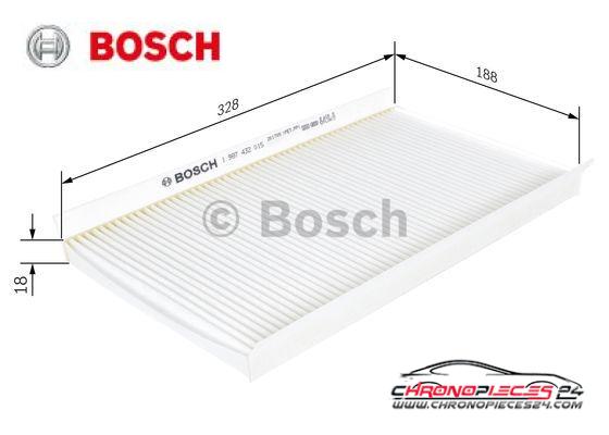 Achat de BOSCH 1 987 432 015 Filtre, air de l'habitacle pas chères