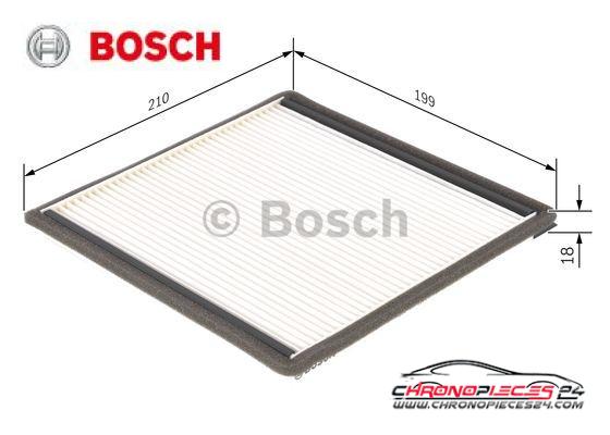 Achat de BOSCH 1 987 432 021 Filtre, air de l'habitacle pas chères