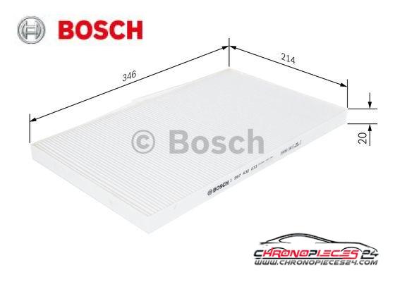 Achat de BOSCH 1 987 432 033 Filtre, air de l'habitacle pas chères