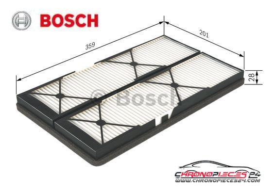 Achat de BOSCH 1 987 432 044 Filtre, air de l'habitacle pas chères