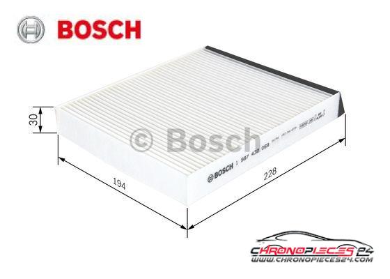 Achat de BOSCH 1 987 432 069 Filtre, air de l'habitacle pas chères