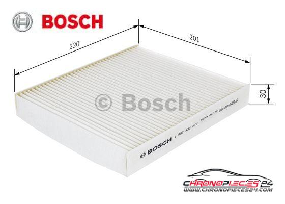 Achat de BOSCH 1 987 432 075 Filtre, air de l'habitacle pas chères