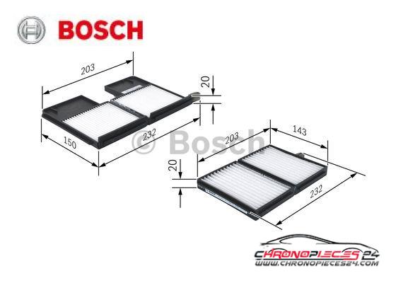 Achat de BOSCH 1 987 432 159 Filtre, air de l'habitacle pas chères