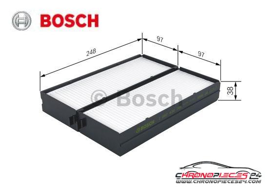 Achat de BOSCH 1 987 432 160 Filtre, air de l'habitacle pas chères