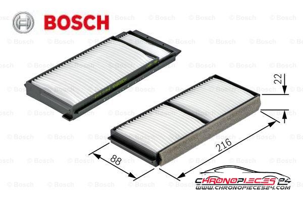 Achat de BOSCH 1 987 432 163 Filtre, air de l'habitacle pas chères