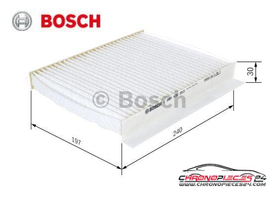 Achat de BOSCH 1 987 432 203 Filtre, air de l'habitacle pas chères