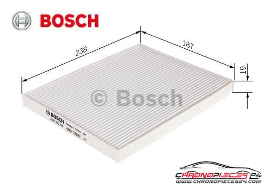 Achat de BOSCH 1 987 432 224 Filtre, air de l'habitacle pas chères