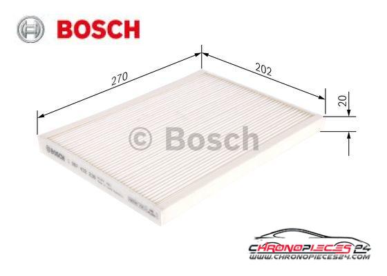 Achat de BOSCH 1 987 432 236 Filtre, air de l'habitacle pas chères