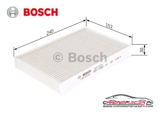 Achat de BOSCH 1 987 432 247 Filtre, air de l'habitacle pas chères