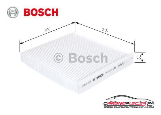 Achat de BOSCH 1 987 432 274 Filtre, air de l'habitacle pas chères