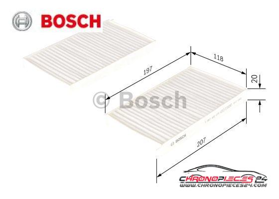 Achat de BOSCH 1 987 432 278 Filtre, air de l'habitacle pas chères