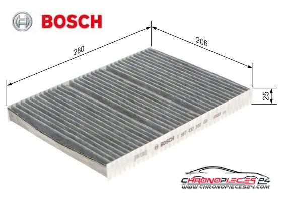 Achat de BOSCH 1 987 432 300 Filtre, air de l'habitacle pas chères