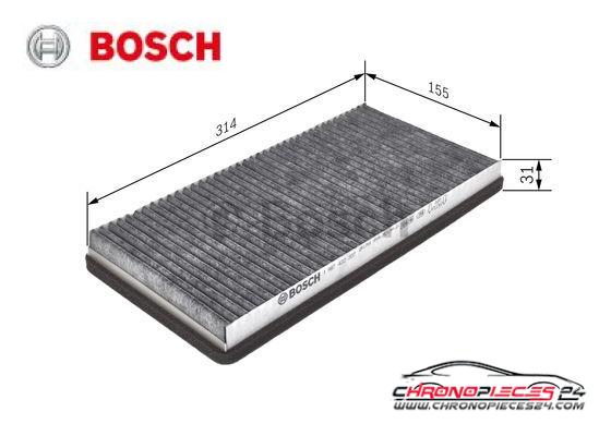 Achat de BOSCH 1 987 432 307 Filtre, air de l'habitacle pas chères