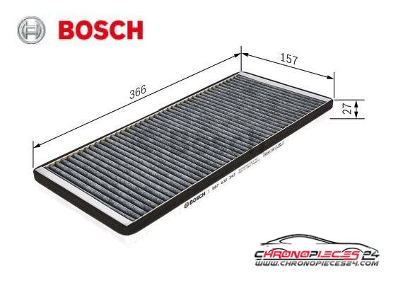 Achat de BOSCH 1 987 432 343 Filtre, air de l'habitacle pas chères