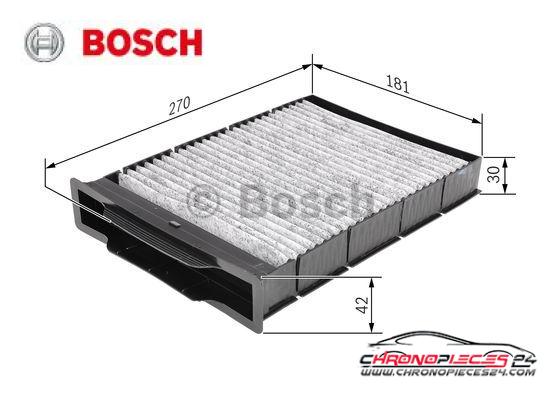 Achat de BOSCH 1 987 432 393 Filtre, air de l'habitacle pas chères