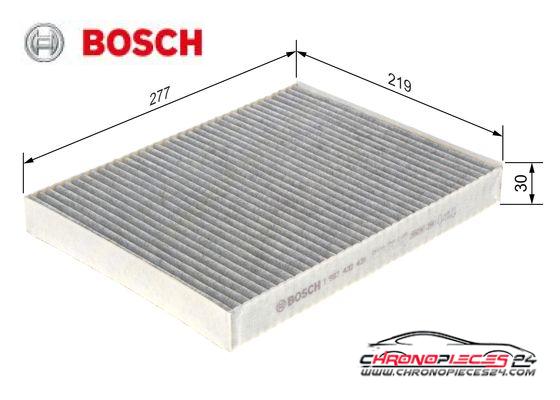 Achat de BOSCH 1 987 432 431 Filtre, air de l'habitacle pas chères