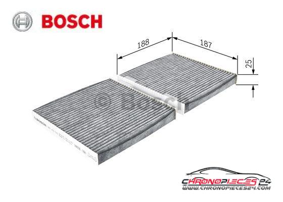 Achat de BOSCH 1 987 432 542 Filtre, air de l'habitacle pas chères