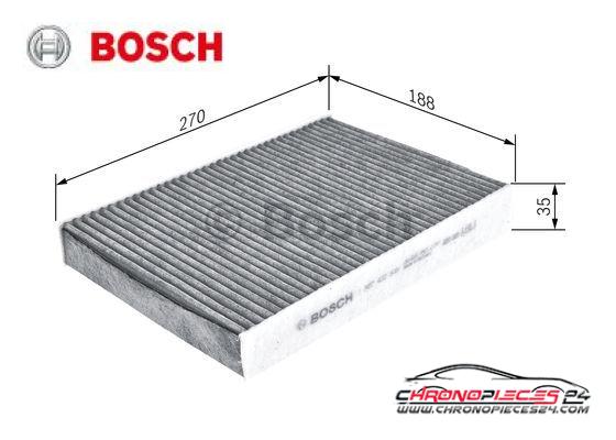 Achat de BOSCH 1 987 432 549 Filtre, air de l'habitacle pas chères