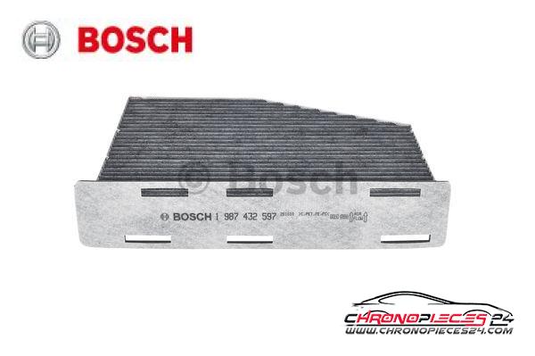 Achat de BOSCH 1 987 432 597 Filtre, air de l'habitacle pas chères