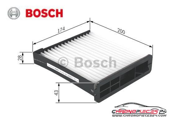 Achat de BOSCH 1 987 435 009 Filtre, air de l'habitacle pas chères