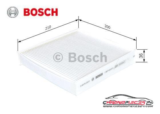 Achat de BOSCH 1 987 435 011 Filtre, air de l'habitacle pas chères