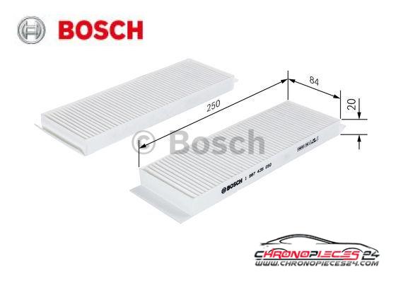 Achat de BOSCH 1 987 435 050 Filtre, air de l'habitacle pas chères