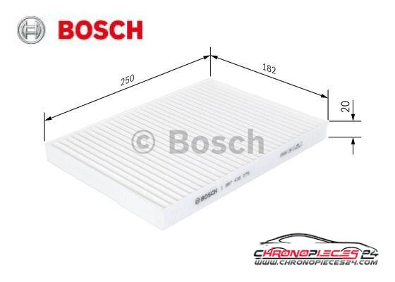 Achat de BOSCH 1 987 435 075 Filtre, air de l'habitacle pas chères