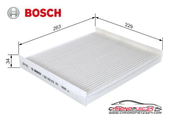 Achat de BOSCH 1 987 435 078 Filtre, air de l'habitacle pas chères