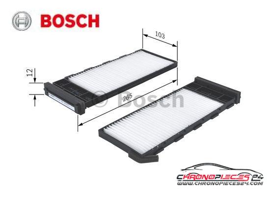 Achat de BOSCH 1 987 435 080 Filtre, air de l'habitacle pas chères