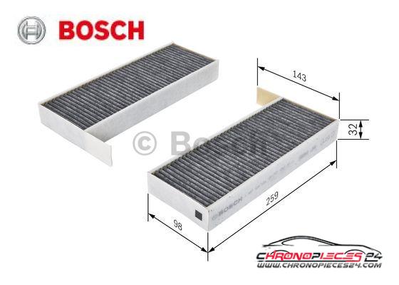 Achat de BOSCH 1 987 435 525 Filtre, air de l'habitacle pas chères