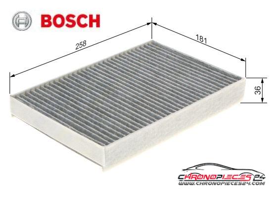 Achat de BOSCH 1 987 435 573 Filtre, air de l'habitacle pas chères