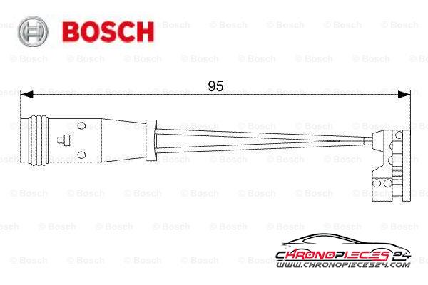 Achat de BOSCH 1 987 473 006 Contact d'avertissement, usure des plaquettes de frein pas chères