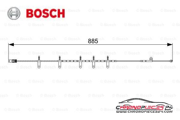 Achat de BOSCH 1 987 473 015 Contact d'avertissement, usure des plaquettes de frein pas chères