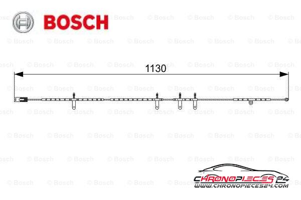 Achat de BOSCH 1 987 473 016 Contact d'avertissement, usure des plaquettes de frein pas chères